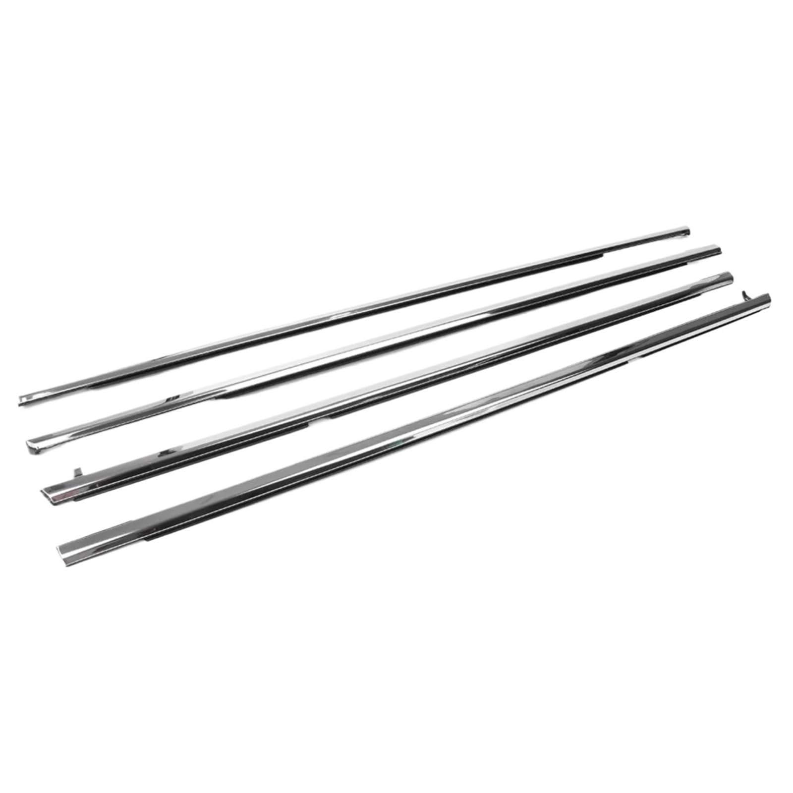 Car Window Seal Strip Compatible with Accord 2003 2004 2005 2006 2007 Car Chrome Outside Window Moulding Weatherstrip Weather Strip 72910-SDA-A01 72910-SDA-A02