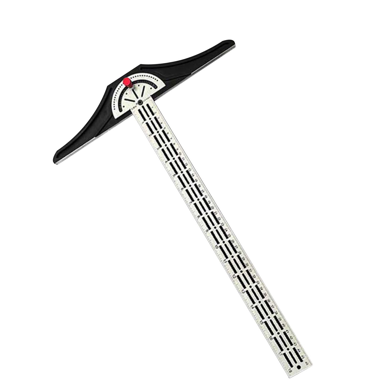 Tsophreniq 18Inch T Shaped Mov Woodworkers Edges Ruler Protractors Angles Woodworking Angles Measure Tool Baseboards Carpenter Tool Edges Woodworking