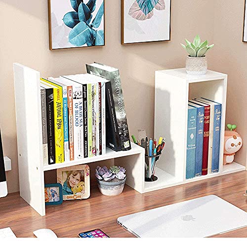 Bibliothèque extensible blanche : optimisez votre étagère de rangement et bureau - 8