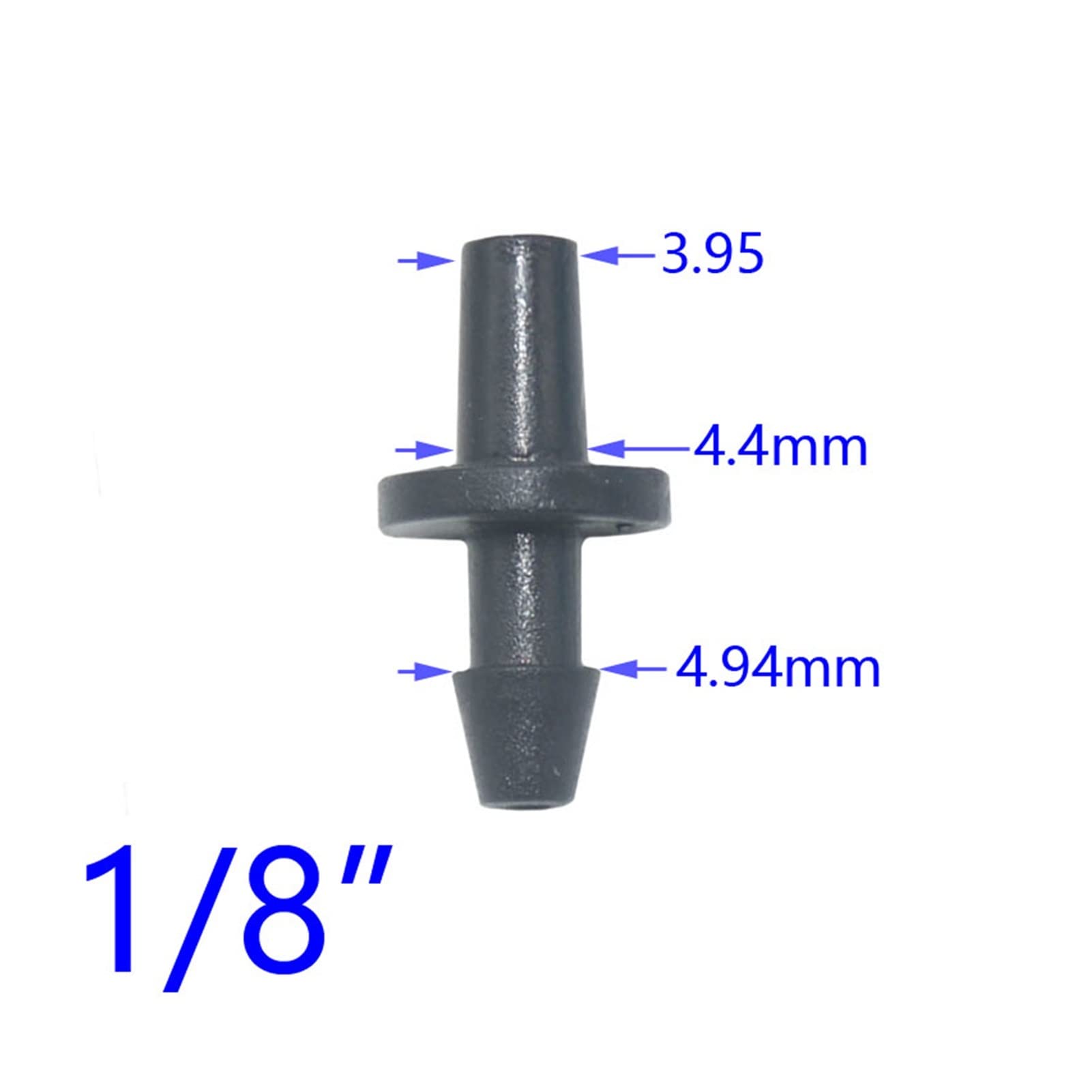 Raccord de Tuyau D'Arrosage 1000 Pièces 1/4 Pouce 1/8 Pouce Connecteur de Tuyau D'Arrosage Arrow Dropper Adaptateur de Tuyau Cannelé Droit Pour Tuyau D'Arrosage Mini Système D'Irrigation Gou