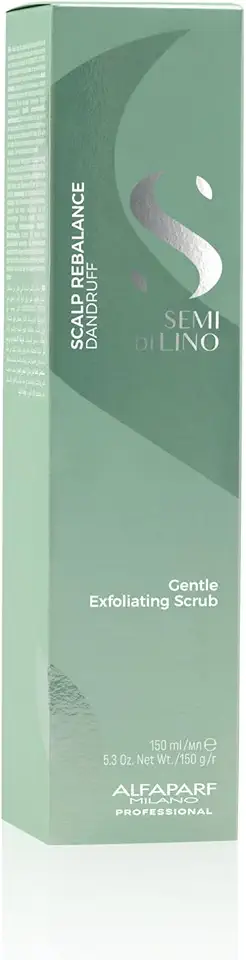 Alfaparf Milano Semi di Lino Scalp Rebalance Gentle Exfoliating Scrub - Scrub esfoliante para couro cabeludo com problemas de caspa 150 ml