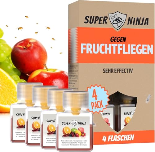 Super Ninja Fruchtfliegenfalle Spar Pack 6 Fallen