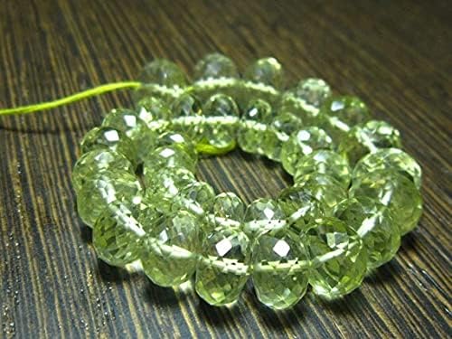 Perles Lemon Quartz facettées de 6-10mm pour créer vos bijoux bohèmes d'été - 5