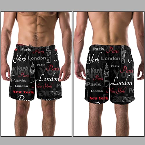 Maillots de bain hommes à séchage rapide Lurnise, short de plage