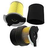 HIFROM Pack of 2 Air Filter with Pre Filter Replacement for Yamaha G1 2 Cycle 1978-1989 and Gas
