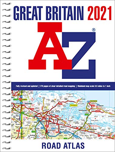 Télécharger Great Britain A-Z Road Atlas 2021 (A4 Spiral) Livre eBook France