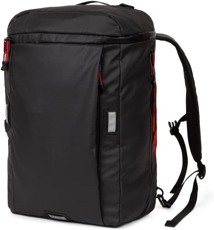 Two Wheel Gear - Spin Messenger Backpack (24 L) - Weatherproof 16" Padded Laptop Bag for Commuting, Work, Travel - Recycled Ripstop - Black