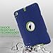 iPad Mini Case, iPad Mini 2 Case,iPad Mini 3 Case,TOPSKY [Robot Series] High Impact Defender Shockproof Case For iPad Mini/ iPad Mini 2/ iPad Mini 3, Navy Blue/Lemony Yellow