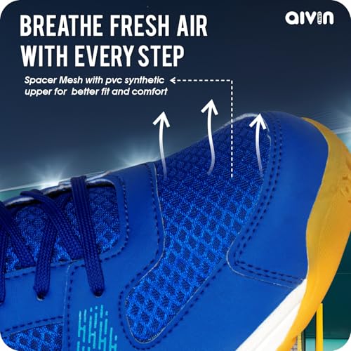 Image of Aivin Attract 2.0 Badminton Shoes for Men | Non Marking Shoes Lightweight