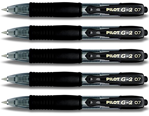 Pilot Penna gel G2 - 7, nero, Kurzer Stift 5er