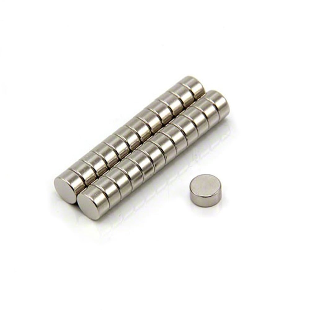 N35 Neodymium Magnet for Arts, Crafts, Model Making, DIY, Hobbies, Office, and Home - 6mm dia x 3mm thick - 0.68kg Pull - Pack of 50