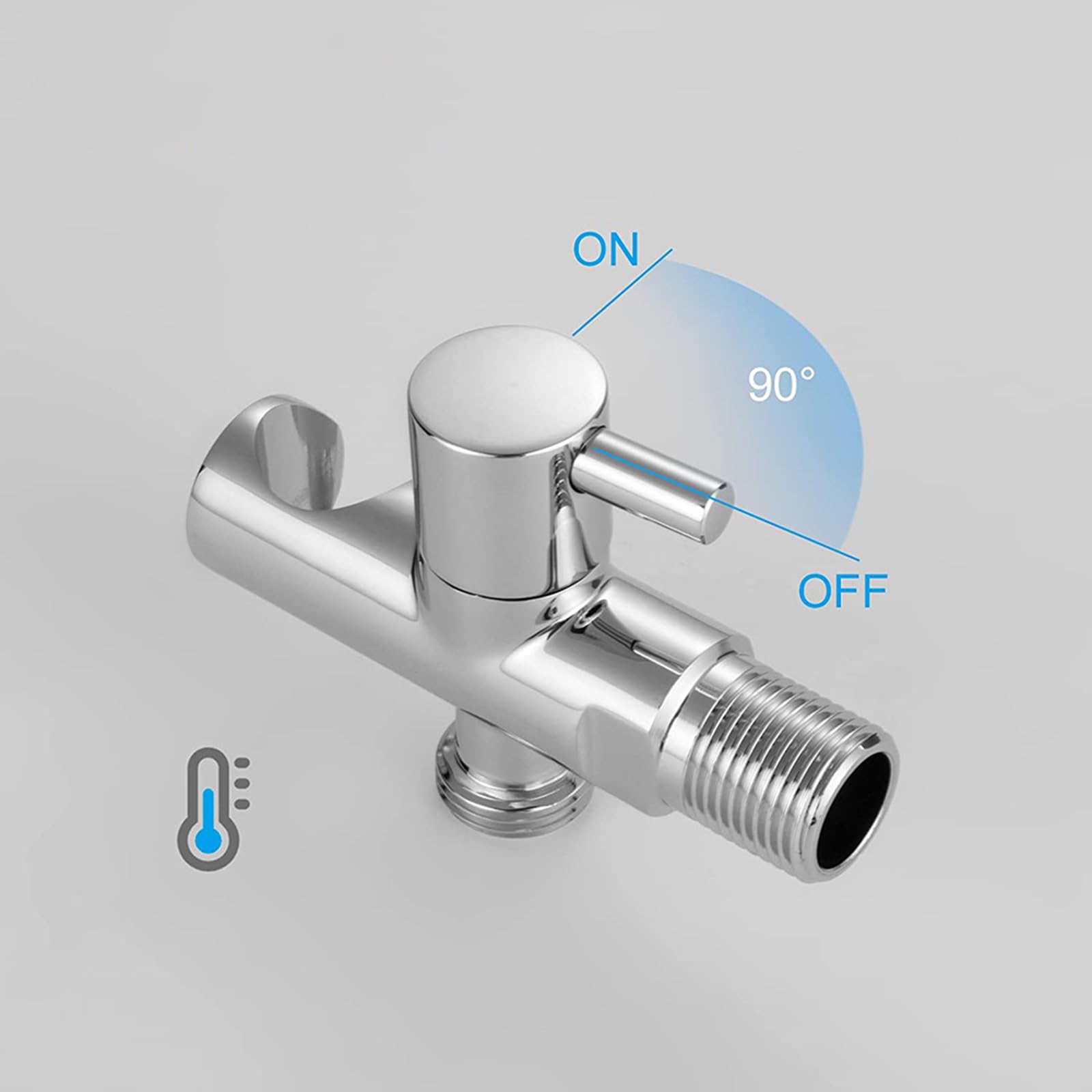 XJTNLB Grifo Bidet para WC Grifo de Pared Grifos Monomando para Bidet Grifo WC Bidet Grifo Agua Fria Ducha Bidet para Inodoro,Negro
