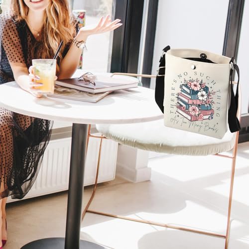 Book Crossbody Bag Book Lover Gift for Bookworm Reader Gifts for Reading Lovers Book Nerd Librarian Bookish Gift Bag4