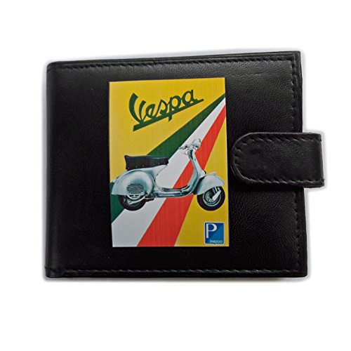 Stoneys Badges DataSafe Wallet 105 - Cartera para hombre  Negro negro
