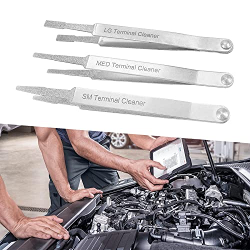 Terminal Cleaning Tools, 3Piece Metal Terminal Cleaner