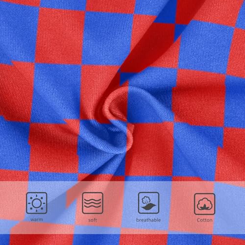 Red and Blue Buffalo Checkered Toddler Girls's Underwear 2T3