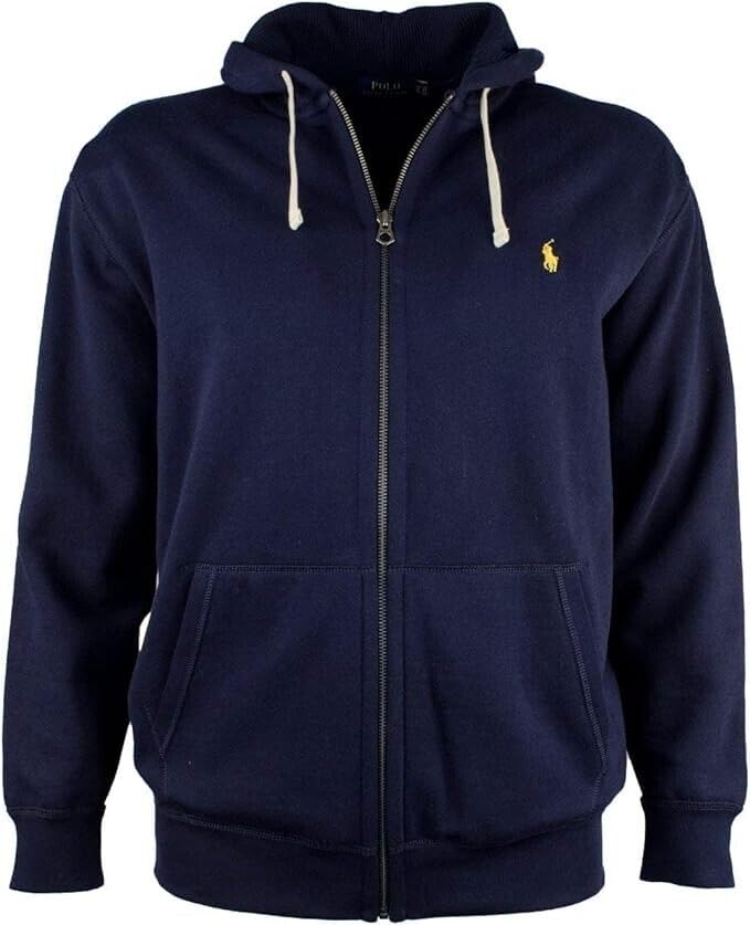 POLO RALPH LAUREN Big & Tall Athletic Fleece Hoodie, Cruise Navy, 5XB
