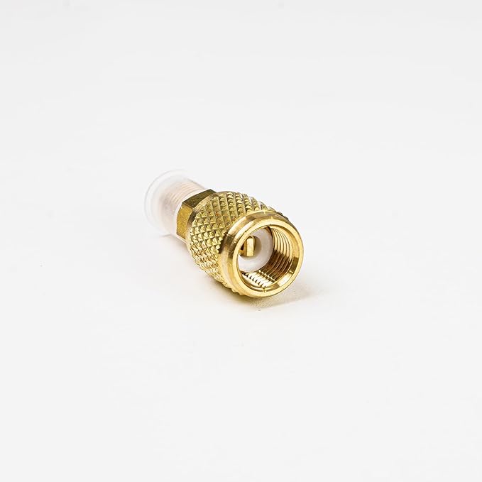 Adaptador Reductor de Latón HVAC 1/4" SAE Hembra a 5/16" SAE Macho miniatura 2