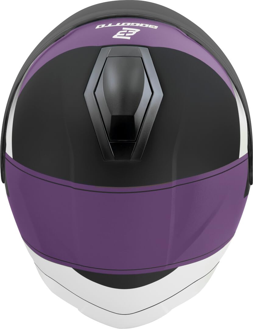 Bogotto H586 City-B Casco Jet, nero opaco/grigio/bianco, XS