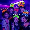 Mega-L 10 Pcs Glow in The Dark Headband, Glow in The Dark Party Supplies, Neon Fluorescent Blacklight Headband Headwear Party Favors, Glow Photo Booth Props Headpiece Accessories for Women Men Adult #1