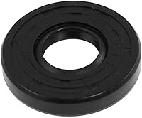 Vista 3 de uxcell Caucho doble de los labios del sello de aceite del eje rotatorio métrico 49.2x82.0x16.4 ft m TC, negro