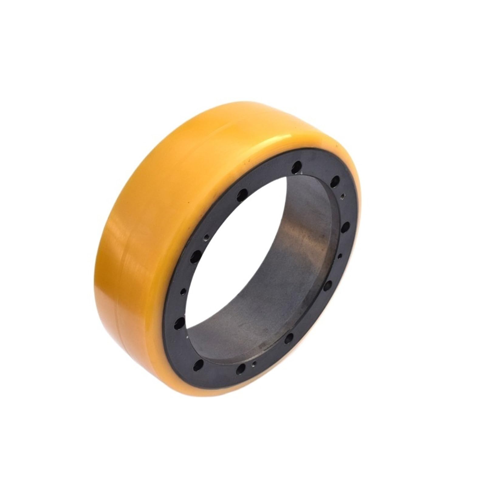 Ruota in PU, parti for carrelli elevatori, transpallet elettrico 250 * 80mm con 10 fori