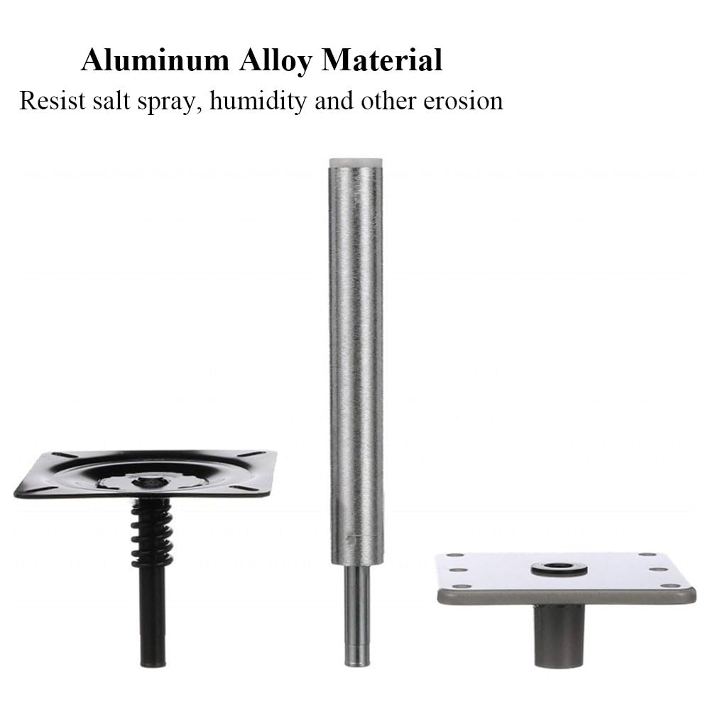 TopHomer - Base a piedistallo telescopica per sedile da barca con rotazione, accessori per barche resistenti, supporto girevole versatile per sedili di barche e yacht (1)