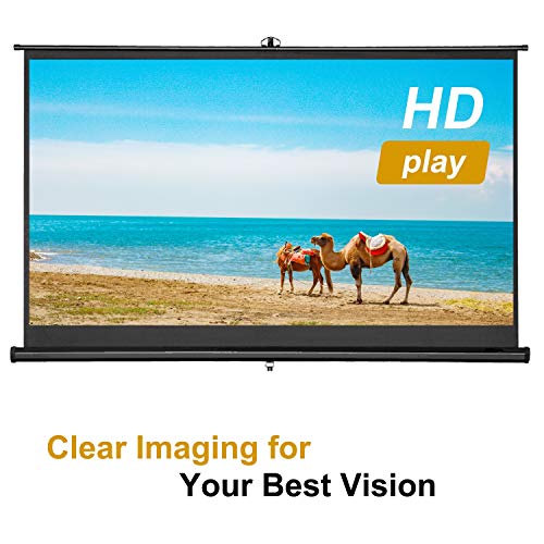 Pantalla de proyector portátil 72 pulgadas con trípode miniatura 2