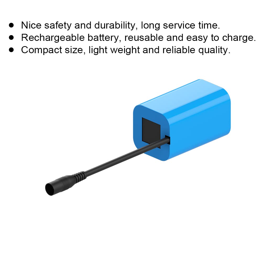Batería recargable de 7,4 V 12000 mAh de repuesto para cebo de pesca barco barco