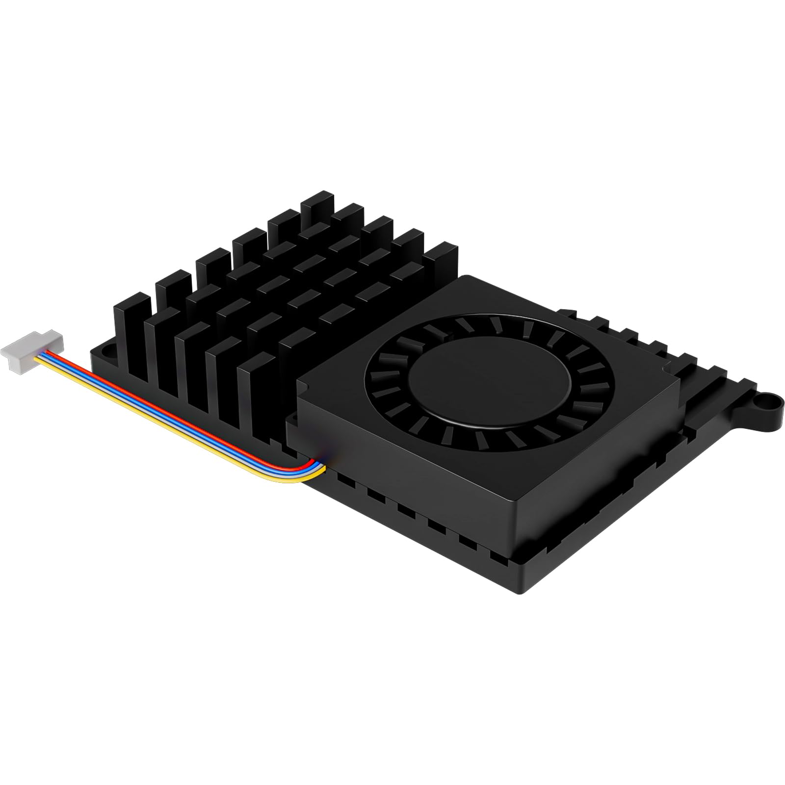 Jun-ElectronCooling Kit for Raspberry Pi 5, Cooling Fan 5V and Metal Heat Sink (Heatsink001)
