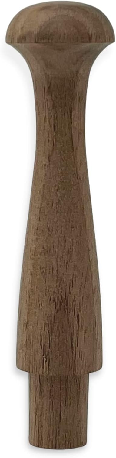 Walnut 3.5-Inch Premium Unfinished Wood Shaker Pegs with 5/8-Inch Tenon Sanded Smooth for Staining - Use for Crafting and Woodworking (10-Pack)