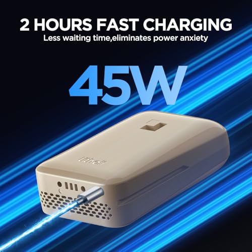 Image of LiTHELi Portable Charger 2.0Ah Lithium Batteries 45W Max Power Bank, Suit for All U20 Power Tools and Outdoor Power Equipment(Yellow)