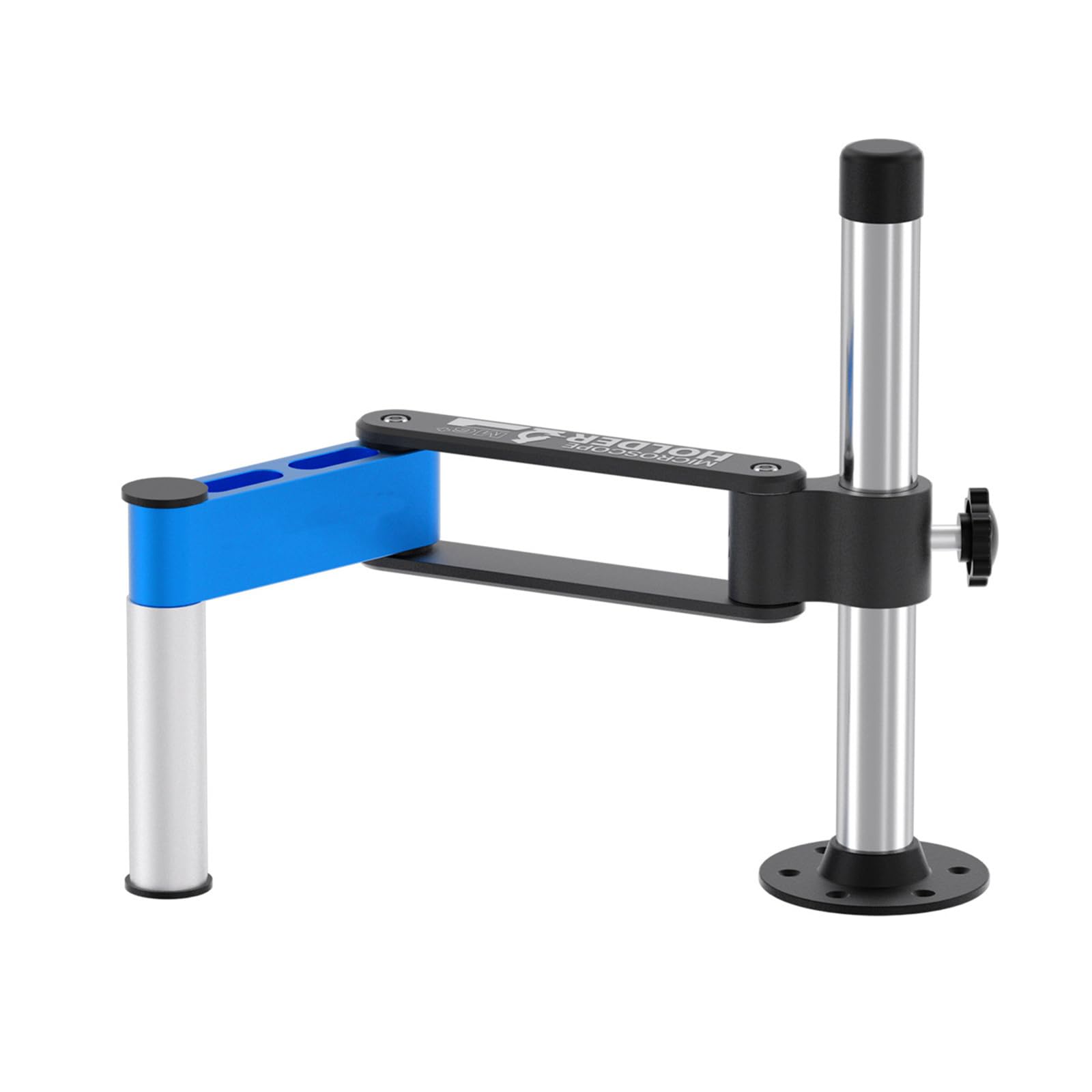 PCB Inspection Microscope Stand Articulated Repair Desk Arm Metal Mount Stable Positioning Holder Foldable Phone Service Viewing Alignment Articulated Microscope Holder Worktable Arm