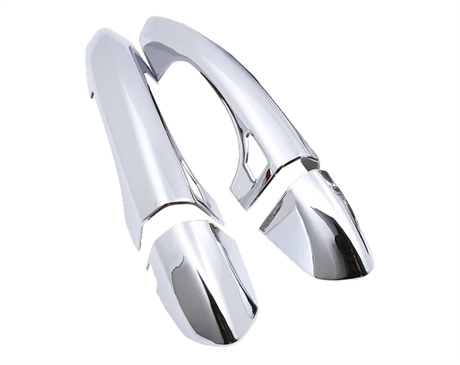 Byskjz Sliver Car Exterior Door Handle For Mustang For Mk6 For S550 2015 2016 2017 2018 2019 2020 2021 2022 2023 Car Side Door Handle Exterior Accessories(Sliver)