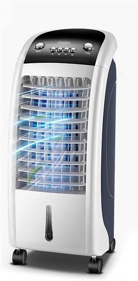 Air Cooler for Home Office Evaporative Coolers Portable Air Conditioner Fan Evaporative Cooler 3 Fan Speed Conditioner Super Quiet Humidifier Misting Fan for Home Office Bedroom