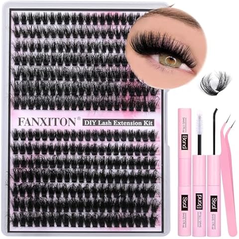 FANXITON Fluffy Lash Clusters Kit Cover