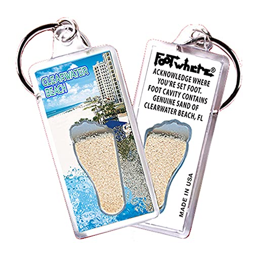 Porte-clés Clearwater Beach solide FootWhere pour ne plus perdre vos clés