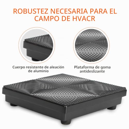 Miniatura 7 de Báscula Electrónica Refrigerante 100kg, Pesadora De Carga De Refrigerante Escala Para Hvac Y Ac, Estuche De Transporte Incluido Apta Para La Carga Y El Reciclaje De R32 Y R454b