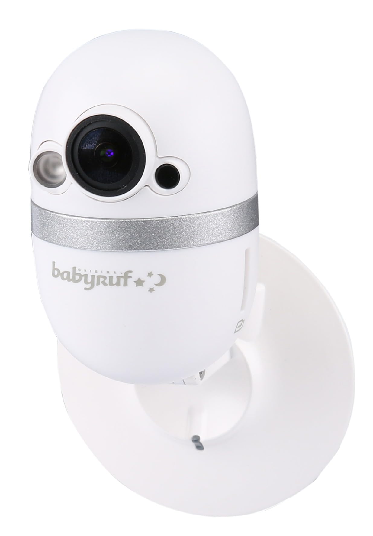 Babys CC 1000 elektroniczna niania z kamerą IP/Wi-Fi, z noktowizorem i funkcją interkomu, sterowanie za pomocą aplikacji na smartfon, kolor biały, 1 sztuka (1 opakowanie)