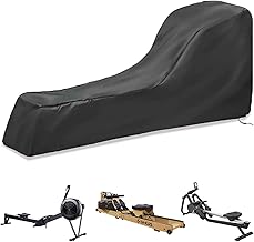 MRWiZMS Housse pour Rameur, Protection Rameur, Housse de Protection pour équipement de Gym, Tissu Oxford 210d Bache Rameur, Housse Protection Rameur, étanche à la Poussière et à l'eau