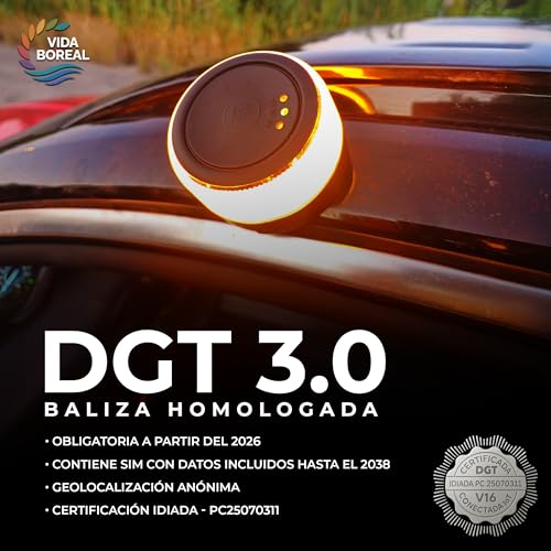 Baliza V16 DGT Homologada CH-020L con SIM