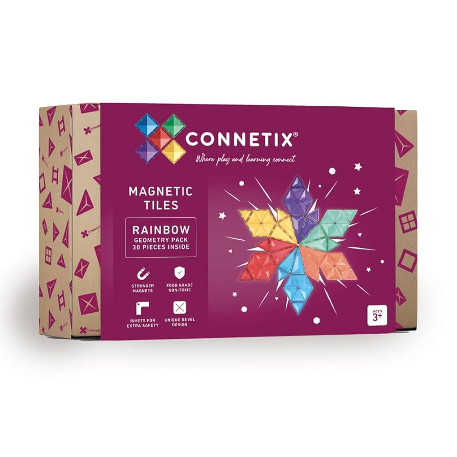 知育玩具 CONNETIX MAGNETIC TILES Amazon.com: CONNETIX Magnetic Tiles Pastel Geometry Pack, 40