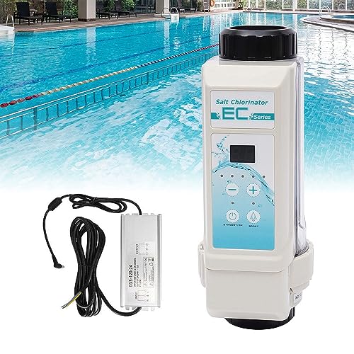Sistemas de clorador de sal, generador de cloro de sal Sistemas de generador de cloro de piscina de agua salada, Clorador de sal de electrólisis de limpieza automática para piscina Spa 16g/h-220V