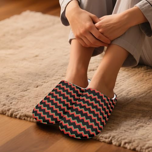 Howilath House Slippers for Women Winter Home Shoes Fluffy Bedroom Slippers with Anti-Skid Sole for Indoor Outdoor4