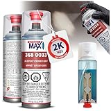 SprayMax 2K Epoxy Primer Gray | 2K Primer Automotive | Epoxy Spray Paint for Metal, Aluminum & Steel | Corrosion-Resistant, Fast-Drying, High Adhesion & Professional Grade 12.5 oz