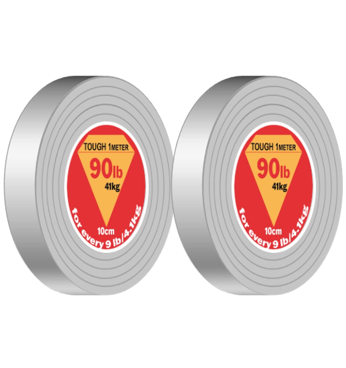 KLAPiT Super Tape – Adhesivo transparente de doble cara resistente, tecnología nano mejorada impermeable para interiores y exteriores, piedra, azulejos, madera, vidrio, pared, metal, soporta 90 libras
