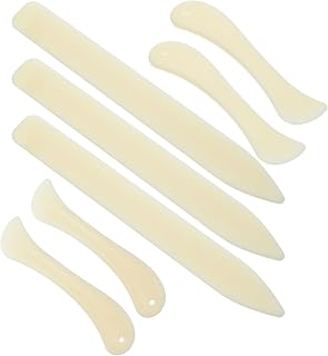 7 Piece Plastic Bone Folder Crease Makers for Paper Card Stock