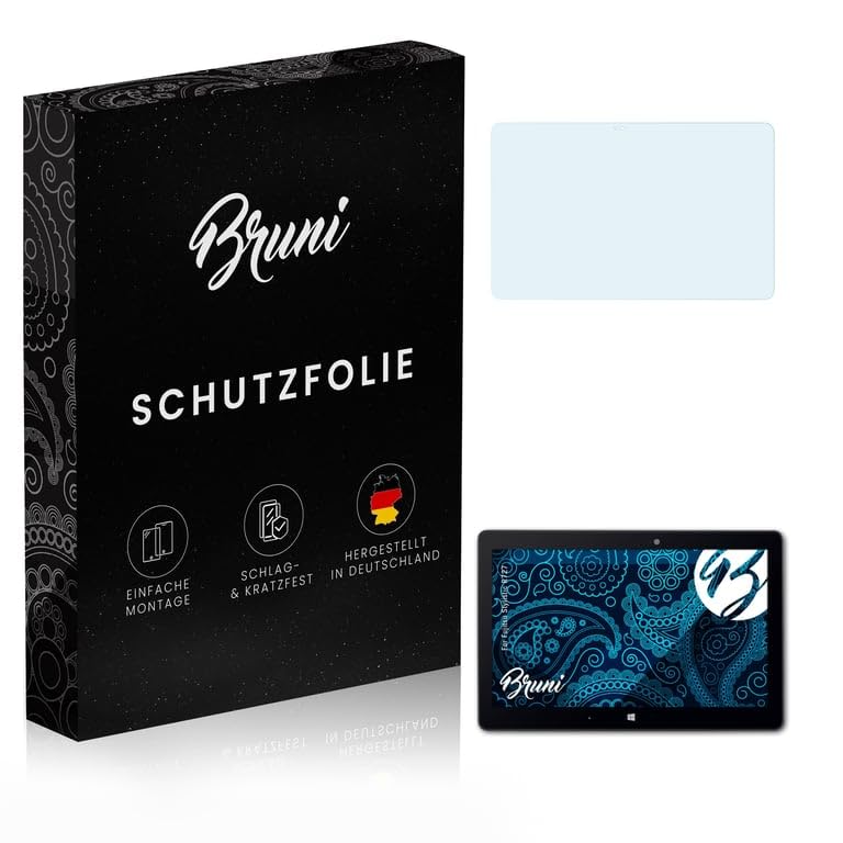 Bruni Película Protectora compatible con Fujitsu Stylistic R727 Protector Película, claro Lámina...