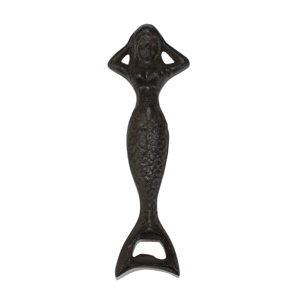 ZYL-YL Ornaments Sculptures Statue Figurines Decorations, Cast Iron Fish Bottle Opener Wine Screwdriver Marine Style Bar Living Room Wine Cabinet