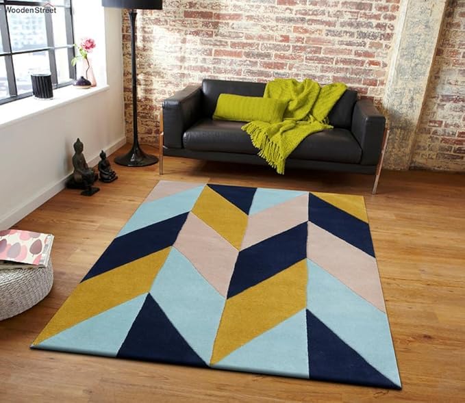 Image of Luxurious Tufted Woolen Carpet Collection Size 10 X 12 Feet (Color-Multi)